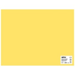 Cartoncino Apli giallo chiaro 50 x 65 cm 170 g 25 fogli