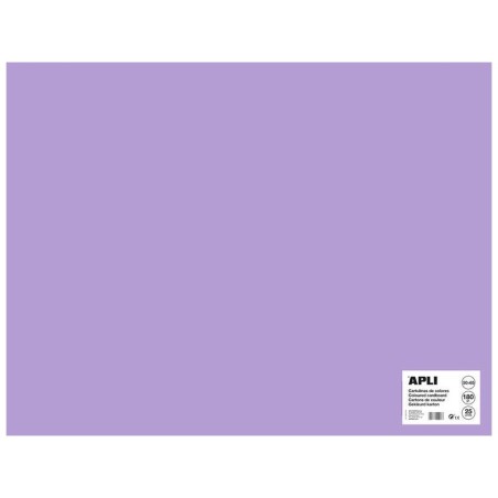 Apli Cartulina Violeta 50 x 65cm 170g 25 Hojas