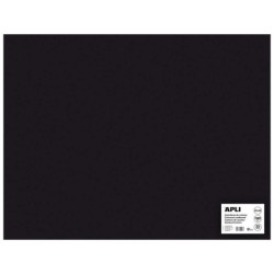 Apli Cartulina Negra 50 x 65cm 170g 25 Hojas