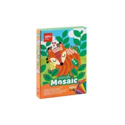 Apli Mosaico de Goma Eva Animales - Diferentes Diseños - Goma Eva Precortada - Para Desarrollar la Destreza y Precision