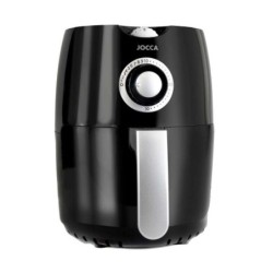 Friggitrice ad Aria Calda Jocca 2.2L 1000W - Timer - Regolazione Temperatura - Antiaderente - Maniglia Cold Touch