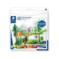 Staedtler 146C Confezione da 48 matite colorate - Mina morbida - Colori assortiti