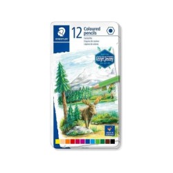 Staedtler 146C Confezione da 12 matite colorate - Mina morbida - Colori assortiti