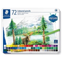 Staedtler 146C Confezione da 72 matite colorate - Mina morbida - Colori assortiti