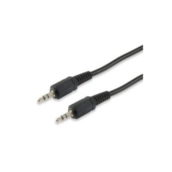 Equipaggia cavo audio stereo jack da 3,5 mm maschio a jack da 3,5 mm maschio - lunghezza 2,5 m - colore nero
