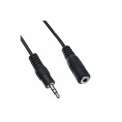 Equipaggia il cavo audio stereo con jack da 3,5 mm maschio a jack da 3,5 mm femmina - Lunghezza 2,5 m - Colore nero