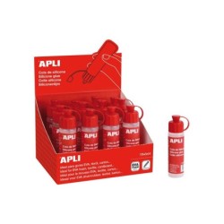 Colla siliconica Apli 25ml - Asciugatura rapida - Resistente all'acqua - Trasparente