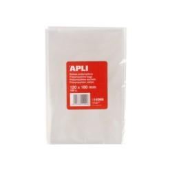 Apli Bolsas Polipropileno Transparente 120x180mm - Galga 120 - Alta Resistencia y Flexibilidad - Uso Alimenticio