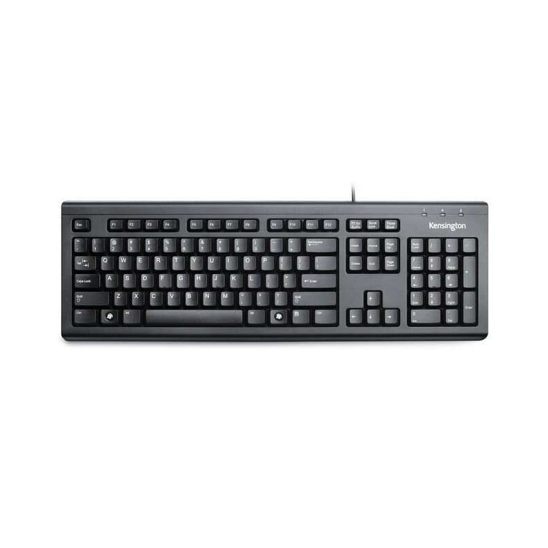 Kensington Value Teclado de Membrana USB - Teclas Tacto Sensible - Cable de 1.50m Kensington Value Teclado de Membrana USB - Teclas Tacto Sensible - Cable de 1.50m