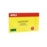 Apli Funny Sticky Notes 125x75mm - Blocco da 100 fogli - Disegni divertenti - Adesivo di qualità - Giallo fluorescente