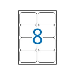 Apli Etiquetas Blancas Resistentes Intemperie 99.1 x 67.7mm 20 Hojas