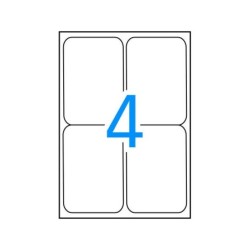 Apli Etiquetas Blancas Resistentes Intemperie 99.1 x 139mm 20 Hojas