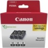 Confezione multipla Canon PGI-35BK da 3 cartucce d'inchiostro nere originali - 1509B028