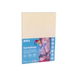 Apli Cartulinas Surtido Pastel A4 170g 50 Hojas