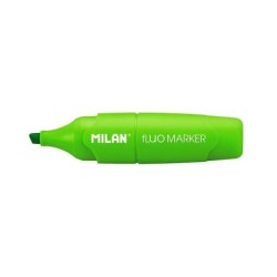Pennarello fluorescente Milan Capsule - Punta a scalpello 2 - 4 mm - Colore verde 12pz 12pz