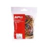 Apli Gomas Elasticas Surtidas - Contenido 100g - Gran Elasticidad y Resistencia - 70% Caucho Natural