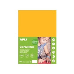 Apli Cartoncino Giallo Oro A4 170g 50 Fogli