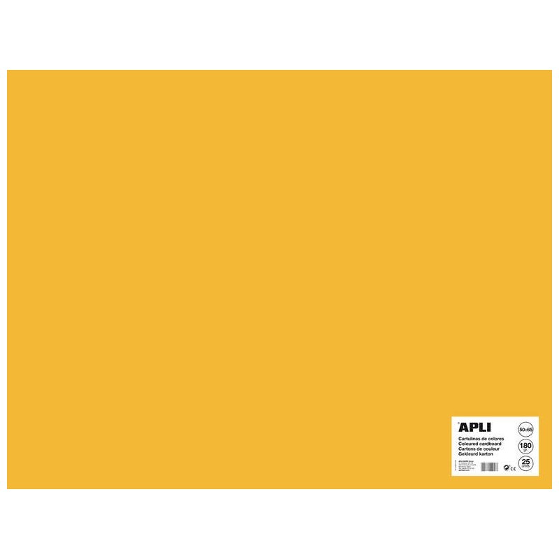 Cartoncino Apli Gold Giallo 50 x 65 mm 170 g 25 fogli Cartoncino Apli Gold Giallo 50 x 65 mm 170 g 25 fogli