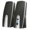 Altoparlanti Trust MiLa USB 2.0 da 10 W - Ingresso e uscita jack da 3,5 mm - Cavo da 1,20 m - Colore nero/argento