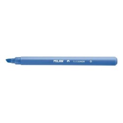 Pennarello fluorescente Milan Junior - Punta a scalpello 1 - 4 mm - Colore blu 22pz 22pz