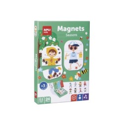 Stazioni magnetiche Apli - Magnete da 20 mm - Colori assortiti - Ideale per contrassegnare e organizzare
