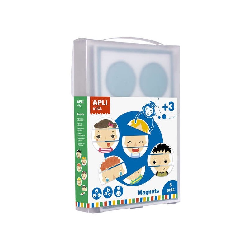 Apli Magnet Emociones XXL - Tamaño 50x70 - Iman de Alta Resistencia - Diseño con Emociones Variadas