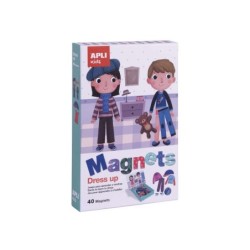Apli Magnet Dress Up - Senza misurazione - Set di magneti per vestire bambole