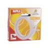 Nastro biadesivo Apli 15 mm x 20 m - Facile da tagliare e applicare - Adesione forte e duratura - Trasparente Trasparente