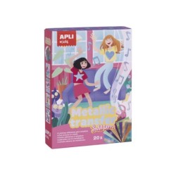 Apli Metallic Transfer Fashion - Senza Misura - Transfer Metallici per Decorazione di Indumenti e Oggetti