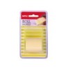Rotolo dispenser per foglietti adesivi Apli - 50 mm x 8 m - Facile da usare - Adesivo di qualità - Giallo pastello