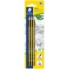 Staedtler Noris 183 Confezione da 3 matite triangolari in grafite - Piombo 2HB - Resistenza alla rottura