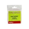 Blocco Apli da 75 foglietti adesivi fustellati da fare 75x75 mm - Ideale per organizzare attività - 3 colori fluorescenti assort