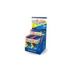 Staedtler Noris Color 185 Display con 20 astucci colorati - Design esagonale - - Colori assortiti
