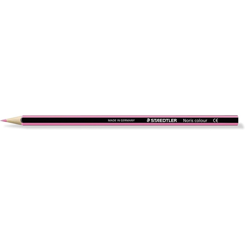 Matita colorata esagonale Staedtler Noris Color 185 - Resistenza alla rottura - Materiale Wopex - Colore rosa 12pz 12pz Matita colorata esagonale Staedtler Noris Color 185 - Resistenza alla rottura - Materiale Wopex - Colore rosa 12pz 12pz