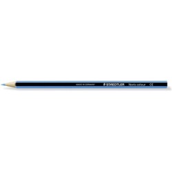 Matita colorata esagonale Staedtler Noris Color 185 - Resistenza alla rottura - Materiale Wopex - Colore azzurro 12pz 12pz