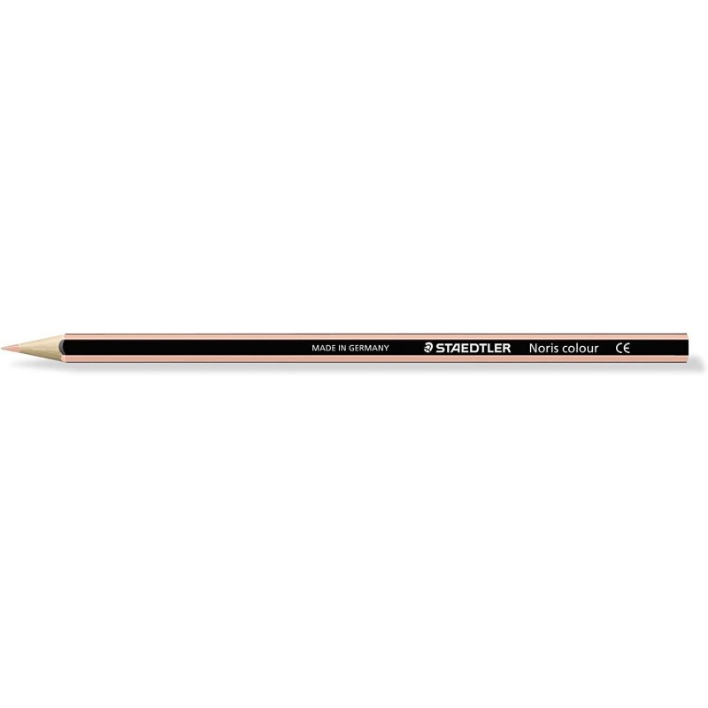 Matita colorata esagonale Staedtler Noris Color 185 - Resistenza alla rottura - Materiale Wopex - Colore beige 12pz 12pz Matita colorata esagonale Staedtler Noris Color 185 - Resistenza alla rottura - Materiale Wopex - Colore beige 12pz 12pz