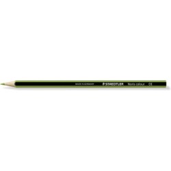 Matita colorata esagonale Staedtler Noris Color 185 - Resistenza alla rottura - Materiale Wopex - Colore verde chiaro 12pz 12pz
