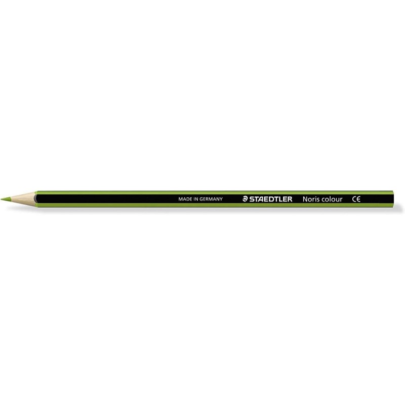 Matita colorata esagonale Staedtler Noris Color 185 - Resistenza alla rottura - Materiale Wopex - Colore verde chiaro 12pz 12pz Matita colorata esagonale Staedtler Noris Color 185 - Resistenza alla rottura - Materiale Wopex - Colore verde chiaro 12pz 12pz