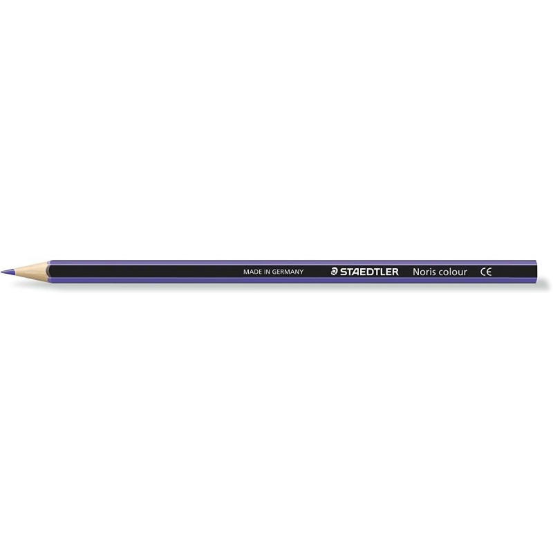 Staedtler Noris Colour 185 Lapiz Hexagonal de Color - Resistencia a la Rotura - Material Wopex - Color Violeta Staedtler Noris Colour 185 Lapiz Hexagonal de Color - Resistencia a la Rotura - Material Wopex - Color Violeta