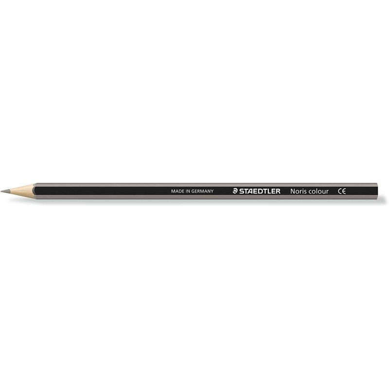 Matita colorata esagonale Staedtler Noris Color 185 - Resistenza alla rottura - Materiale Wopex - Colore grigio chiaro 12pz 12pz Matita colorata esagonale Staedtler Noris Color 185 - Resistenza alla rottura - Materiale Wopex - Colore grigio chiaro 12pz 12pz