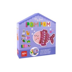 Apli Myfirstpompom - Diametro 50 mm - Morbido e soffice - Facile da realizzare