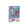 Apli Juego Magnetico del Cuerpo Humano - 1 Escenario Imantado 28 x 18 cm - 63 Fichas con Partes del Cupoer Humano