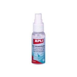 Apli Gel Hidroalcoholico Desinfectante - 30ml - 70% Etanol - sin Aclarado - Normativa Antivirica - Pulverizador