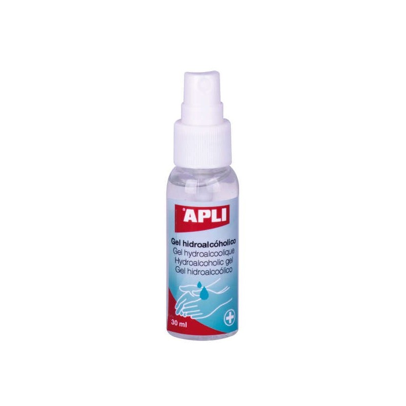Apli Gel Hidroalcoholico Desinfectante - 30ml - 70% Etanol - sin Aclarado - Normativa Antivirica - Pulverizador Apli Gel Hidroalcoholico Desinfectante - 30ml - 70% Etanol - sin Aclarado - Normativa Antivirica - Pulverizador