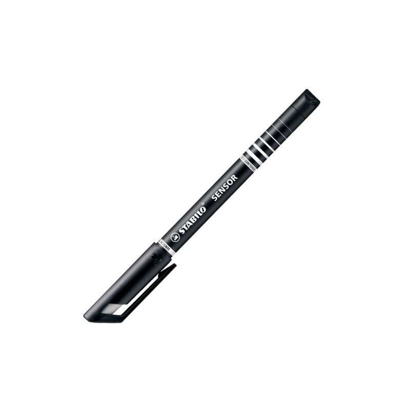 Stabilo Sensor Rotulador de Punta Fina Amortiguada - Trazo de 0.3mm - Color Negro Stabilo Sensor Rotulador de Punta Fina Amortiguada - Trazo de 0.3mm - Color Negro