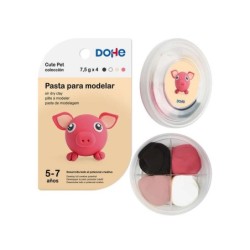 Pasta modellabile per maialini Dohe Cute Pet Collection - Leggera e flessibile - Adatta a bambini dai 5 ai 7 anni