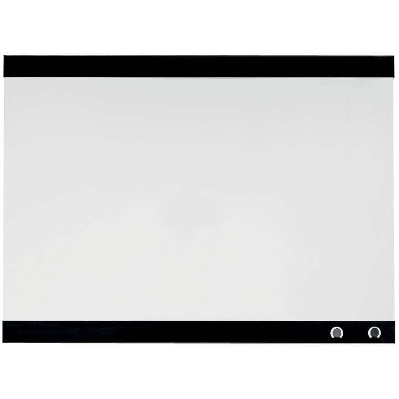 Nobo Pizarra Blanca Magnetica Pequeña con Clip para Notas 430x580mm - Diseño sin Marco - Funciones de Gancho - Color Blanco Nobo Pizarra Blanca Magnetica Pequeña con Clip para Notas 430x580mm - Diseño sin Marco - Funciones de Gancho - Color Blanco