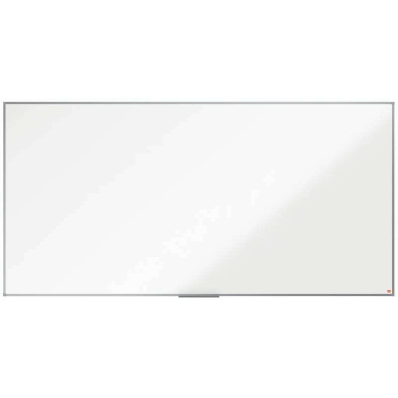 Nobo Essence Pizarra Magnetica de Acero 2400x1200mm - Montaje en Esquinas - Superficie de Borrado Facil - Color Blanco Nobo Essence Pizarra Magnetica de Acero 2400x1200mm - Montaje en Esquinas - Superficie de Borrado Facil - Color Blanco