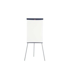 Cavalletto in acciaio Nobo Basic per lavagna 680x1840mm - Superficie magnetica - Vassoio per pennarelli - Colore bianco