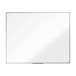 Nobo Essence Pizarra de Melamina 1500x1200mm - Marco de Aluminio Anodizado - Bandeja para Rotuladores - Color Blanco